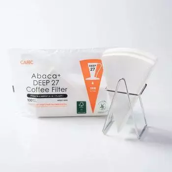 Капельница для идеальной чашки CAFEC DEEP 27 Подставка для кофейного фильтра Набор бумаги Только для фильтра DEEP27 CFS-27