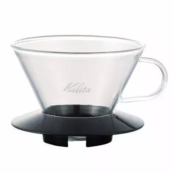 Капельница для кофе Kalita, серия Wave, стеклянная, для 2–4 человек, стеклянная капельница, 185, капельное оборудование, кофейня, кафе, открытый кемпинг
