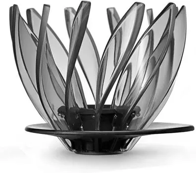 Капельница HARIO V60 SUIREN 02 Black Cups Кофейная ручная капельница со спиральными ребрами 1~4 [VDSU-02-TB] чёрный