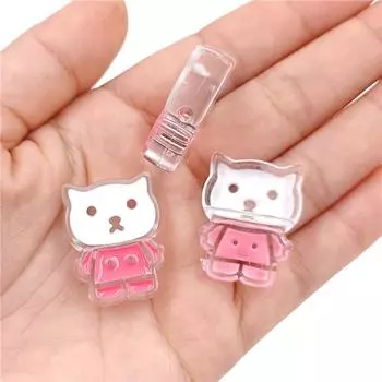 Капельное масло креативная мода 5 шт. подвески в виде животных DIY ювелирный материал россыпью бусины пчела для изготовления браслетов маленький медведь акриловые бусины Bear синий