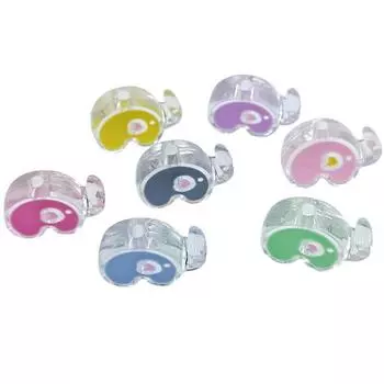 Капельное масло слон россыпью бусины модные подвески бусины изготовление ювелирных изделий россыпью бусины для ожерелья браслета серег акрил 5 шт аксессуары фиолетовый