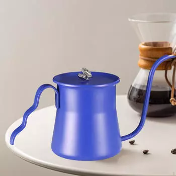 Капельный кофейник-кувшин для кофеварки эспрессо для домашнего кафе для путешествий синий