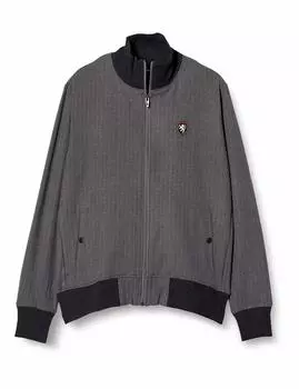 Kapelmuur Cycling Blouson in Ribbed Pinstripe Blouson Gray XS [Made Japan] серый