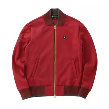 Kapelmuur Cycling Jacket for Made in Varsity Size XL Fall/Winter, Japan, 5°C-15°C, Blouson, Red,