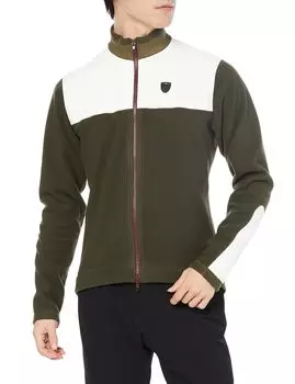 Kapelmuur Cycling Made in Ethical Fleece Olive x Size S Jacket, Autumn/Winter, [5°C-15°C], Japan, Jacket, White,