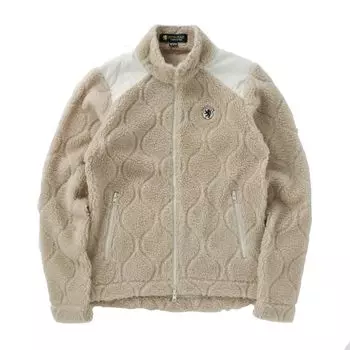 Kapelmuur Cycling Quilted Boa Made with Recycled WL Jacket, Autumn/Winter (5°C-15°C), Jacket, Polyester, Ivory,