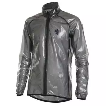 Kapelmuur Cycling Rain Clear Rain with Storage Size L Jacket, Jacket, 2-Way Stretch, Bag, Black, чёрный