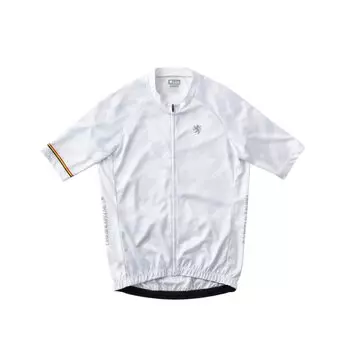 Kapelmuur Cycling Short Sleeve Size S Jersey, Printed, Oblique, White, белый