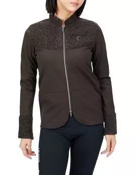 Kapelmuur Cycling Windproof Nehru Dark Size 40 Women s Jacket, Autumn/Winter (0°C-10°C), Jacket, Brown,