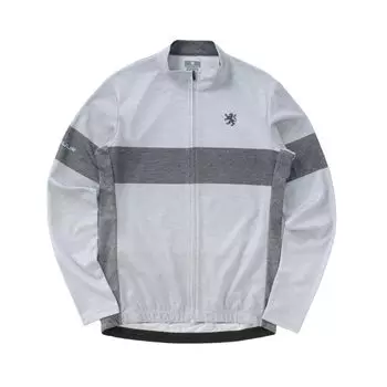 Kapelmuur Long Sleeve Cycling Denim Size S Jersey, Print, Striped, White, белый