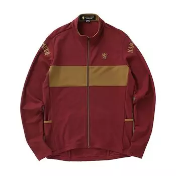 Kapelmuur Thermal Cycling Long Vintage Size XS Jersey, Sleeve, Fall/Winter (10°C-15°C), Style, Fleece-Lined, Maroon,