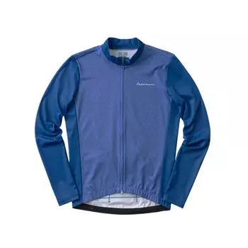 Kapelmuur Warm Cycling Chevron Jersey, Blue, Autumn/Winter (10°C-15°C) синий