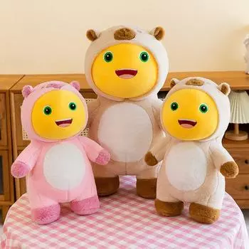 Капибала Капибара Маленькая грудь Дракон Мягкая игрушка Милая кукла Подарки для девочек Подарки на день рождения Куклы 35cm