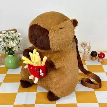 Капибала плюшевый рюкзак рюкзак мультфильм ведро кукла сумка активность искупление кукла 34cm