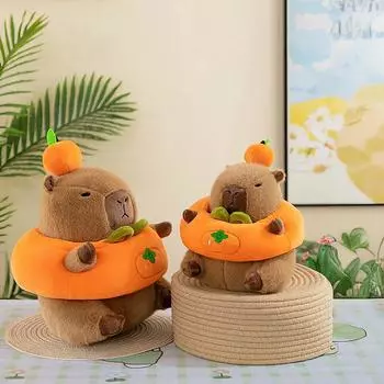 Капибара хурма руйи плюшевые игрушки милые мультяшные животные мягкие куклы праздничный подарок домашний декор диван плюшевые подушки кукла капибара