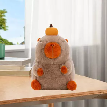 Капибара плюшевая игрушка кукла очаровательный подарок на день рождения украшение подушка чучело животного для 35cm 13.78inch