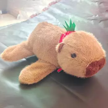 Капибара плюшевая кукла хлопающий круг игрушки похлопывание защелкивающийся браслет на запястье пушистый капибара кольцо на руку забавные круги детский подарок 1pc