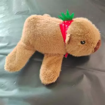 Капибара плюшевая кукла хлопающий круг игрушки похлопывание защелкивающийся браслет на запястье пушистый капибара кольцо на руку забавные круги детский подарок