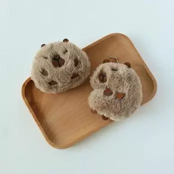 Капибара, плюшевая кукла, игрушка-писк, мультяшный брелок, сумка, кулон, мягкая кукла, брелок для ключей, рюкзак, автомобильная сумка, ключ, подвеска, декор, подарок для ребенка as the picture