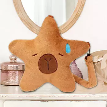 Капибара плюшевая сумка кукла сумка легкая мягкая анималистический узор креативный кампус