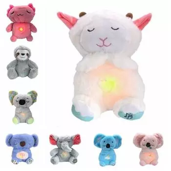 Капибара Успокаивающая плюшевая игрушка Имитация звука Спящая кукла Дыхание младенца Игрушка Коала Детская игрушка style 5