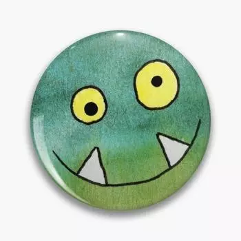 Капитан Клыкзуб, настраиваемая мягкая пуговица, булавка, женская мода, значок с героями мультфильмов, подарок для влюбленных, воротник, шляпа, металлическая брошь, ювелирные изделия, одежда