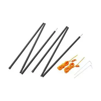 Капитан Олень CAPTAIN STAG UA 4515 [Стальной столб 160 с 2 веревками и колышками БК ]