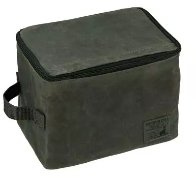 Капитан Олень (КАПИТАН ОЛЕНЬ) Чехол Mestin Case квадратный алюминиевый корпус мульти-чехол для размера L широкий чаша для хранения риса хлопок холст оливковый [совместимая часть