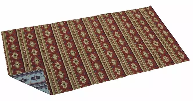 Капитан Олень (КАПИТАН ОЛЕНЬ) Коврик для отдыха, коврик 100 x 180 см с сумкой для хранения, красный CS Native UP-2591