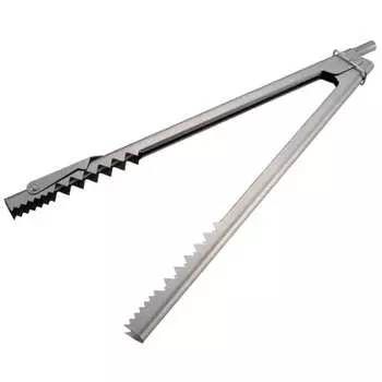 Капитан Олень (КАПИТАН ОЛЕНЬ) Ножницы для угля для барбекю на открытом воздухе Щипцы Палка для раздувания огня Меха Ножницы для раздувания огня Нержавеющая сталь UG-3306