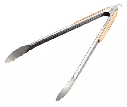 Капитан Олень (КАПИТАН ОЛЕНЬ) Щипцы для барбекю с деревянными захватами 35 смUG-3228