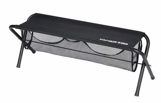 Капитан Олень (КАПИТАН ОЛЕНЬ) Скамейка уличная Скамейка складная Скамейка складная с большим местом для хранения черная UC-1828 Ширина 1100 x Глубина 360 x Высота 400 мм,