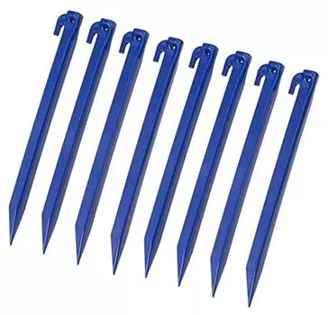 КАПИТАН СТЭГ Колышек из деталей Пластиковый колышек [30,5 см/набор 8] Палатка/брезент UZ-13163