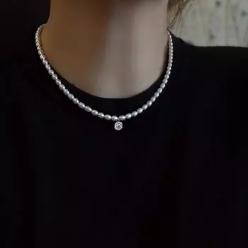 Капля воды, квадратный кристалл, натуральный жемчуг, свитер, ожерелье, женская цепочка на ключицу, молодая мода, легкий, роскошный и уникальный дизайн 40CM