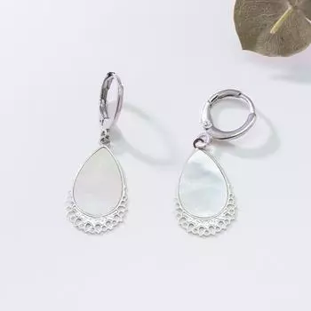 Капля воды Ракушка Кусок Простой Ниша Дизайн Украшение для Ушей