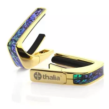 Каподастры Thalia Серия Exotic Shell СИНИЙ АБАЛОН (24К ЗОЛОТО)