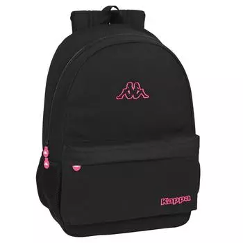 Каппа Черно-розовая сумка Black (30 х 46 х 14 см)
