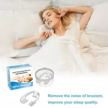 Каппы для скрежетания зубами, защита для зубов на ночь, средство для сна от бруксизма, храпа и храпа 1