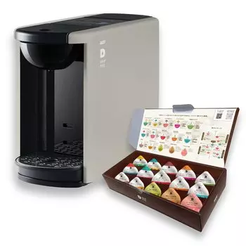 Капсульная кофемашина UCC Drip Pod EC DP03 Cool Gray Amazon Limited Color Tasting Kit 15P Coffee Coffee Tea Black Tea (ЧАС) + [Кофеварка] [Подарок]