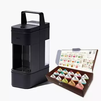 Капсульная кофеварка UCC Drip Pod DRIP POD YOUBI Midnight Black + набор для дегустации 15 шт. [Кофеварка] [Подарок] [Новогодний подарок] [День матери] [Для отца]