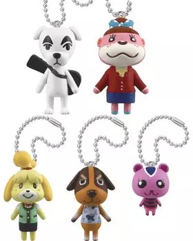 Капсульная коллекция талисманов Animal Crossing, все 5 типов