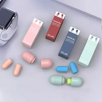 Капсульные беруши, защита от шума, обучение во время сна, специальная звукоизоляция, защита от шума, защита от храпа, работа во сне 2.5*1cm синий