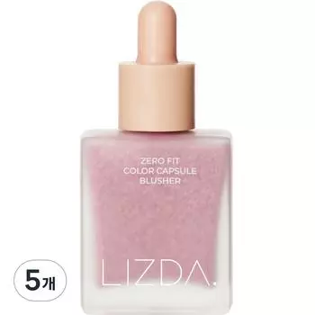 Капсульные румяна Lizda Zero Fit Color, 10 мл, Pink Fairy, 5 шт.