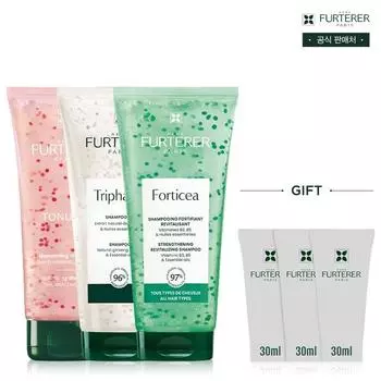 Капсульные шампуни для укрепления волос 200 мл 3 вида (Forticia, Трифагическая, Тонусия)