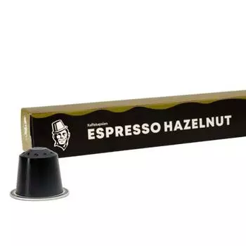 Капсулы для кофемашины Nespresso, совместимые с эспрессо, лесной орех, 10 капсул
