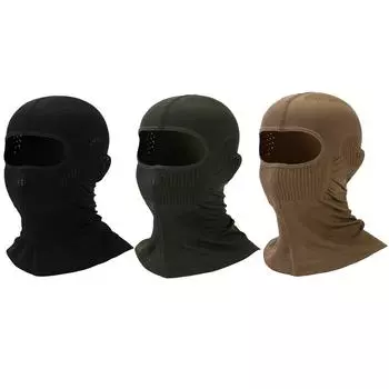 Капюшон для лица быстросохнущая уличная маска-капюшон велосипедная шейная маска для лица для мужчин и женщин чёрный