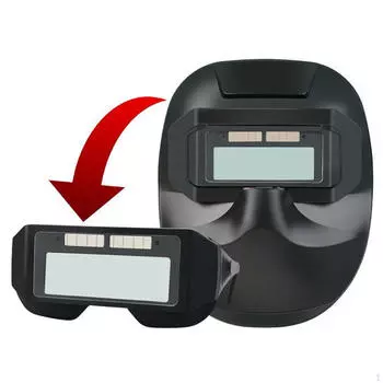 Капюшон маски сварщика с автоматическим затемнением, кепка сварочного шлема с ножками и эластичными ремнями, защитный головной убор