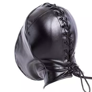 Капюшон на молнии, двойная эротическая многослойная маска, секс-игрушка