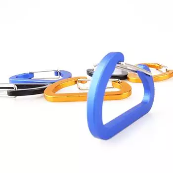 Карабин 40x25x4 мм, брелок для кемпинга, мини-ни, совершенно новый золотистый