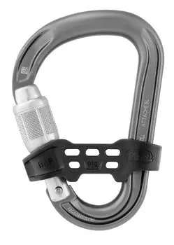 Карабин для скалолазания Petzl M038CA00 Attache Bar с винтовым фиксатором и планкой (ПЕТЦЛ) Антиреверс [Предмет]